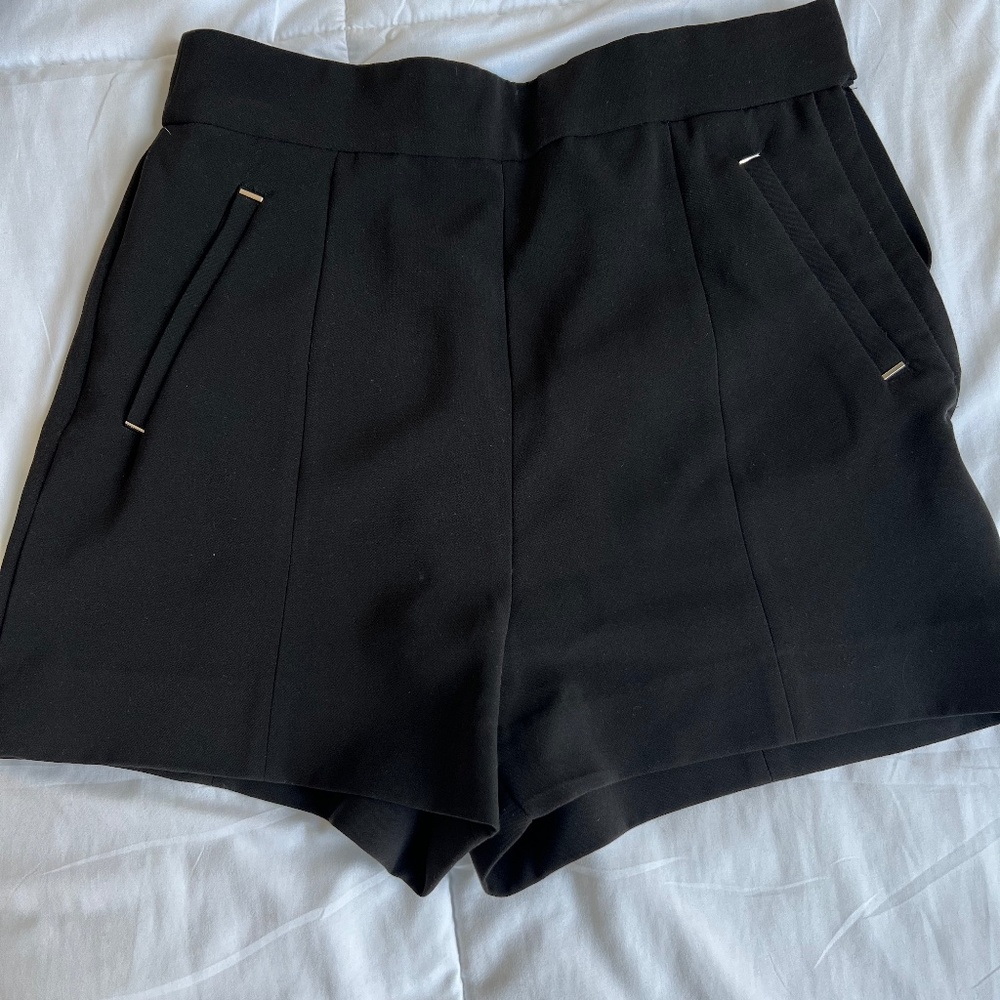 H&M Black high waisted shorts